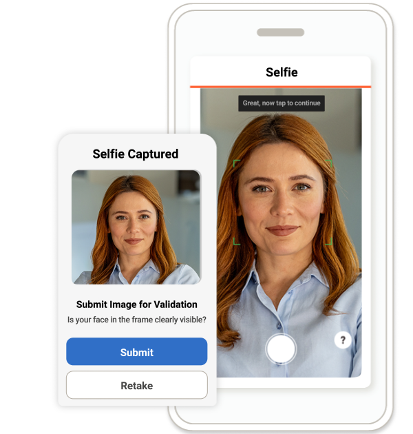 A screenshot of First Advantage's identity product