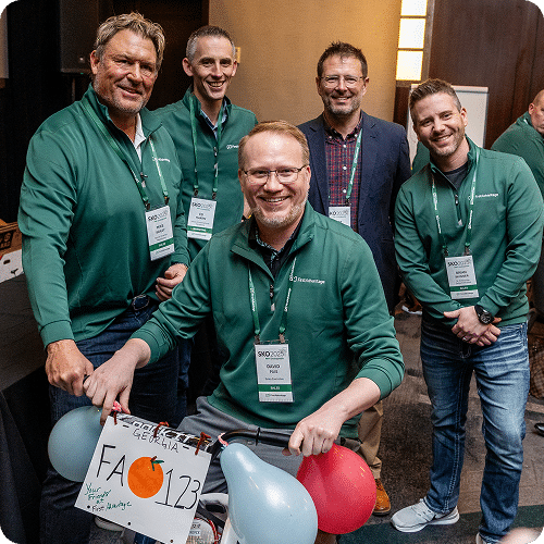 First Advantage at an event.